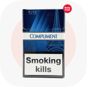 Сигареты Compliment Blue KS (Комплимент Синий Кинг Сайз) — купить украинские сигареты дёшево и оптом, Duty Free