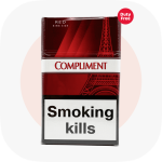 Цигарки Compliment Red KS (Комплімент Червоний Кінг Сайз) — купити українські сигарети дешево, сигарети блоками. Недорогі сигарети, Duty Free. конфіскат