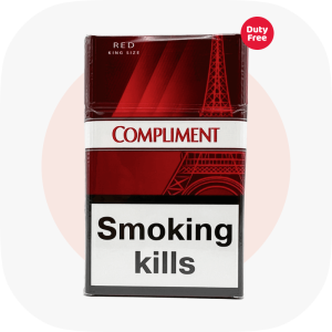 Сигареты Compliment Red KS (Комплимент Красный Кинг Сайз) — купить украинские сигареты дёшево и оптом, Duty Free