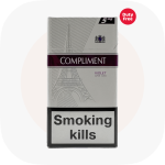 Сигареты Compliment Super Slims Violet SS (Комплимент Суперслимс Фиолетовый) — купить украинские сигареты дёшево и оптом, Duty Free