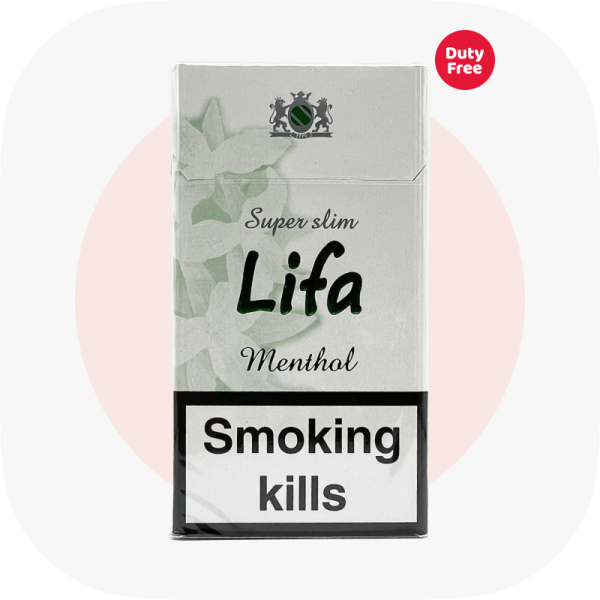 Сигареты Lifa Super Slims Menthol SS (Лифа Суперслимс Ментол) — купить украинские сигареты дёшево и оптом, Duty Free