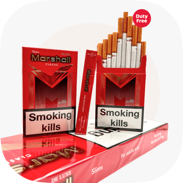 Сигареты Marshal Super Slims Red SS (Маршал Суперслимс Красный) — купить украинские сигареты дёшево и оптом, Duty Free — изображение 3