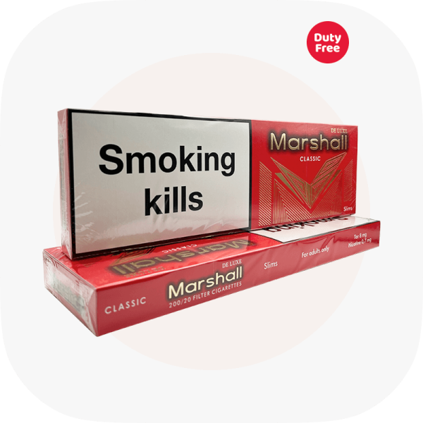 Сигареты Marshal Super Slims Red SS (Маршал Суперслимс Красный) — купить украинские сигареты дёшево и оптом, Duty Free — изображение 2