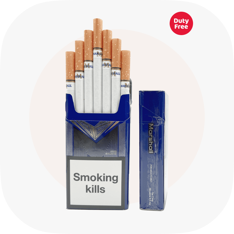 Сигареты Marshal 100’s Blue (Маршал 100-ка Синий) — купить украинские сигареты дёшево и оптом, Duty Free — изображение 2