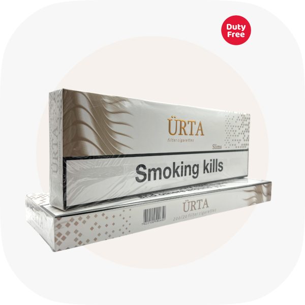 Сигареты Urta Super Slims White SS (Юрта Суперслимс Белая) — купить украинские сигареты дёшево и оптом, Duty Free — изображение 3