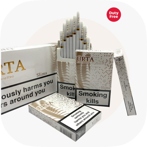 Сигареты Urta Super Slims White SS (Юрта Суперслимс Белая) — купить украинские сигареты дёшево и оптом, Duty Free — изображение 2