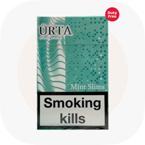 Сигареты Urta Super Slims Menthol SS (Юрта Суперслимс Ментол) — купить украинские сигареты дёшево и оптом, Duty Free