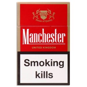 Сигареты Manchester Red KS (Манчестер Красный Кинг Сайз) — купить украинские сигареты дёшево и оптом, Duty Free