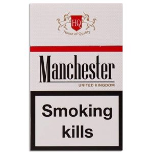 Сигареты Manchester White KS (Манчестер Белый Кинг Сайз) — купить украинские сигареты дёшево и оптом, Duty Free