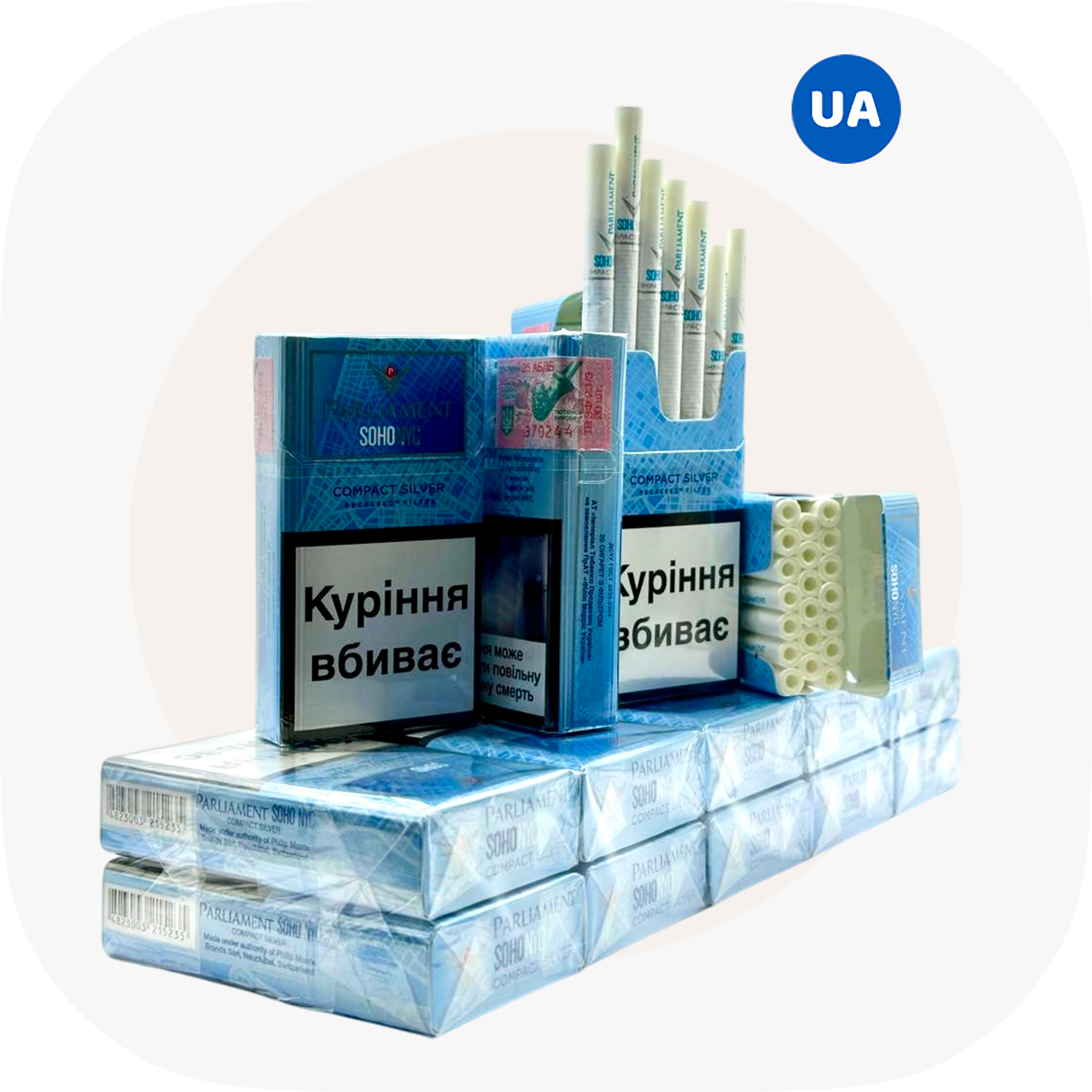 Сигареты Парламент SoHo Demi Turbo Filter (акциз) — купить украинские сигареты дёшево и оптом, Duty Free — изображение 2