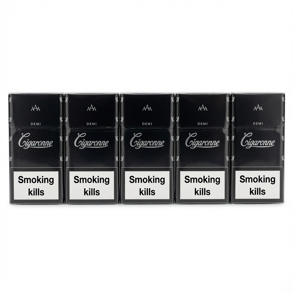 Сигареты Cigaronne Сигароне Деми Чёрный (Black) Премиум качество, купить в Киеве — изображение 3