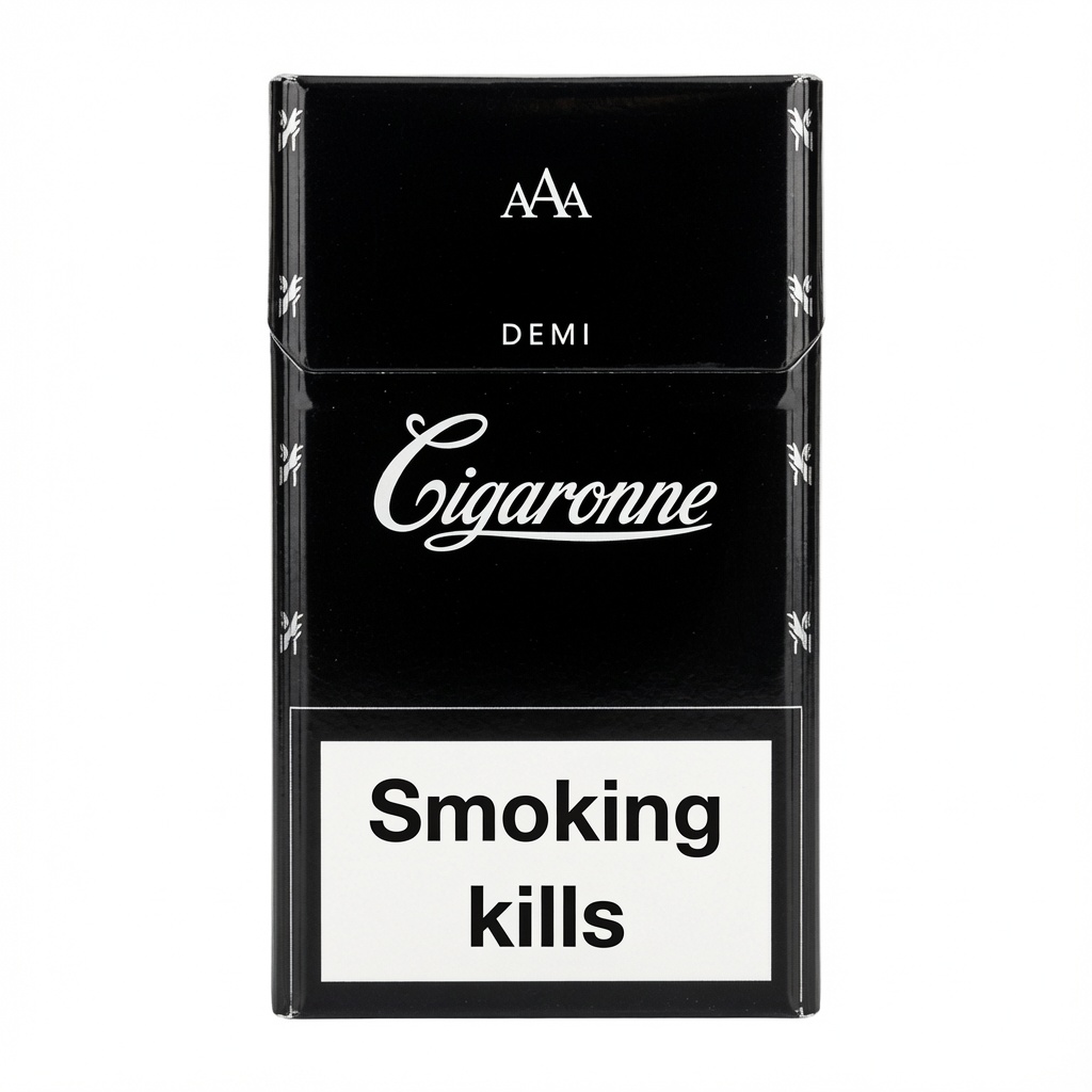 Сигареты Cigaronne Сигароне Деми Чёрный (Black) Премиум качество, купить в Киеве