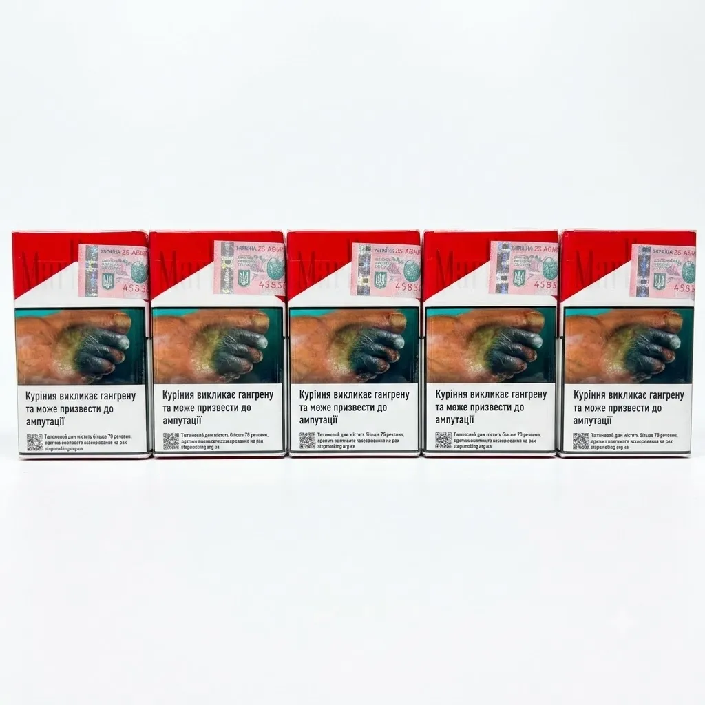 Сигареты Marlboro Red KS акциз (Мальборо Красное Кинг Сайз Акциз) — купить украинские сигареты дёшево. — изображение 3