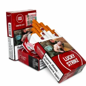 Сигареты Лаки Страйк Красный (Lucky Strike KS Red) с акцизом — Купить по низкой цене в Украине