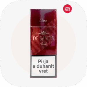1. Сигареты Дэ Сантис Слимс Красный (De Santis Slims Red) — Купить в Украине оптом, цена за блок